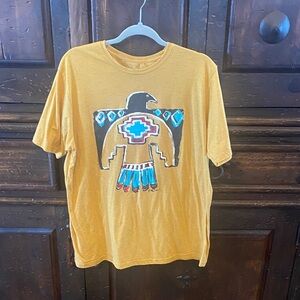 Yellow Graphic Short Sleeve Tee